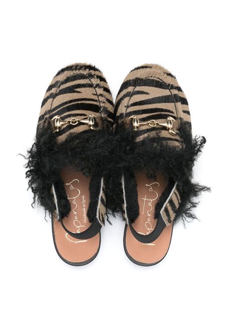 Sabot con stampa ELI 1957 | 6958AKZEBRA CAMEL